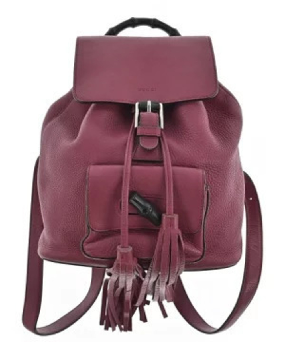 Gucci Backpack Rucksack Daybag Red - Picture 1 of 10